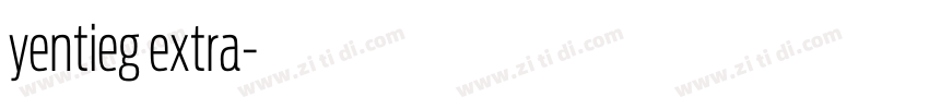 yentieg extra字体转换